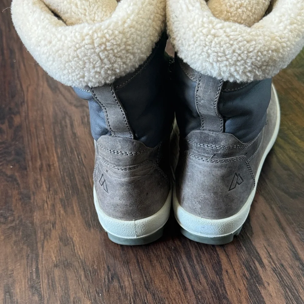 Alpine Design NEW Leather Gray Winter Waterproof Boots, Women’s Size 8.5 - Picture 8 of 16